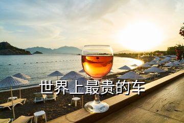 世界上最贵的车布加迪威龙：双门双座超级跑车，价格高达4642万欧元